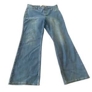 Soft Surroundings Women's Pull-On Stretch Denim Pants, size L